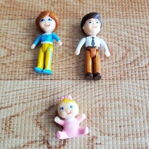 Matchbox OH JENNY Dreamworld Mini People Figure Lot of 3 Replacement Parts